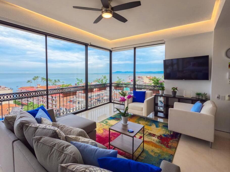 Luxury Oceanview Modern Condo Puerto Vallarta Buitenkant foto