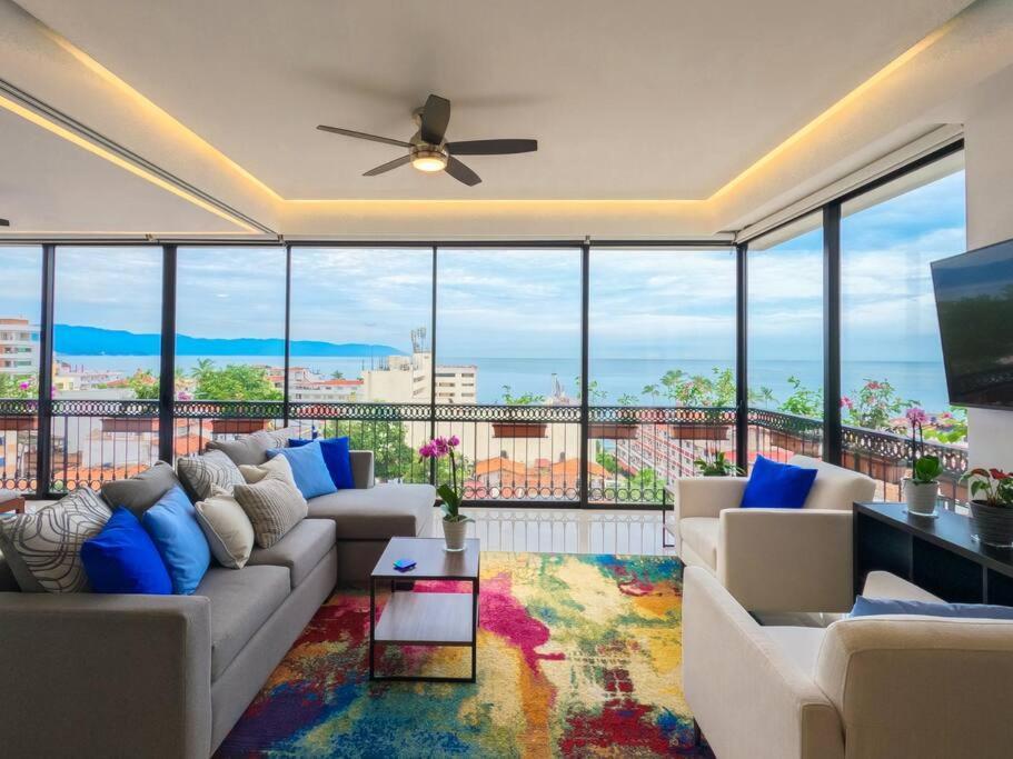 Luxury Oceanview Modern Condo Puerto Vallarta Buitenkant foto