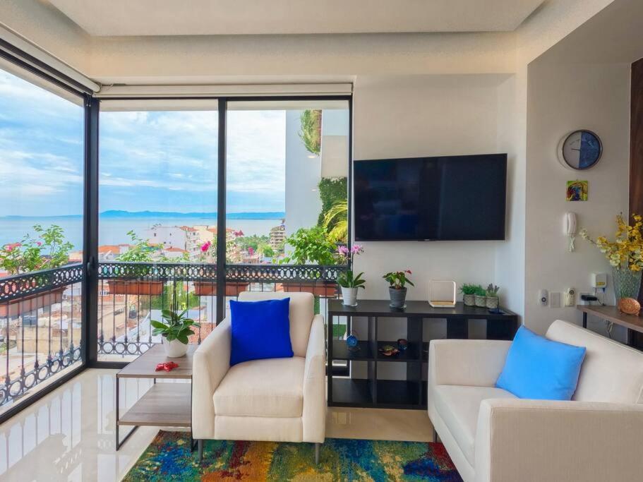 Luxury Oceanview Modern Condo Puerto Vallarta Buitenkant foto